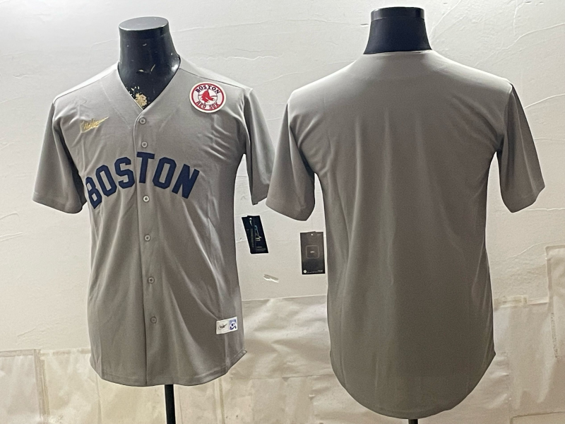 Men Boston Red Sox blank grey 2026 Nike MLB Jerseys 0901005